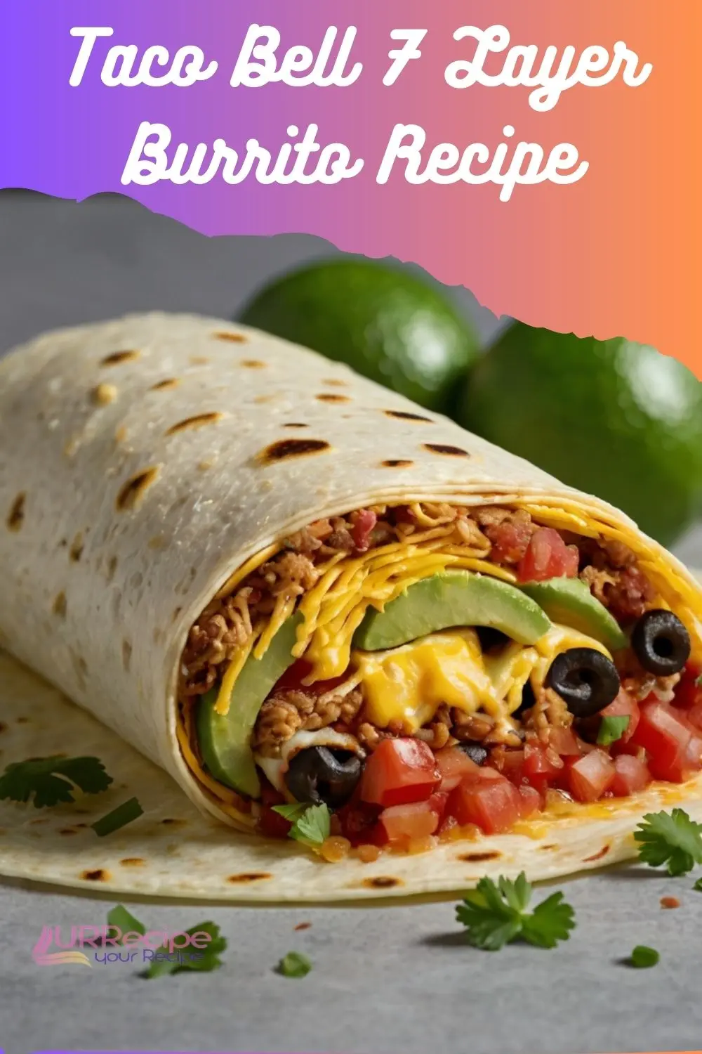 Taco Bell 7 Layer Burrito Recipe