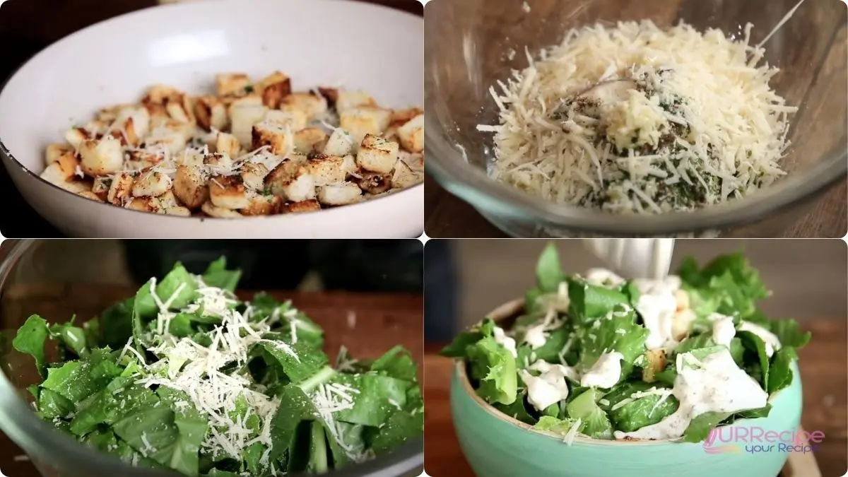 Step by Step cheesecake Factory Caesar Salad Recipe