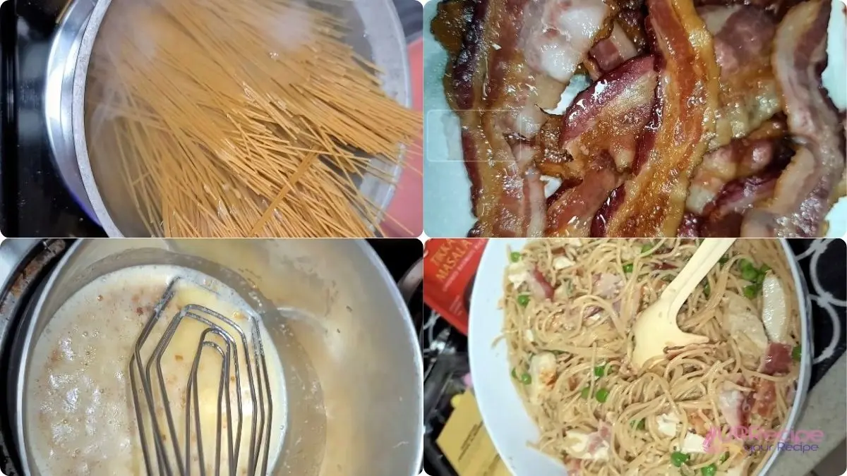 Step by step Cheesecake Factory Spaghetti Carbonara Recipe