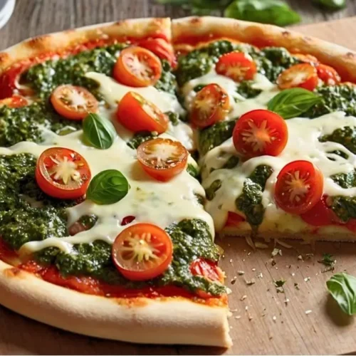 Chimichurri Tomato Pizza Recipe