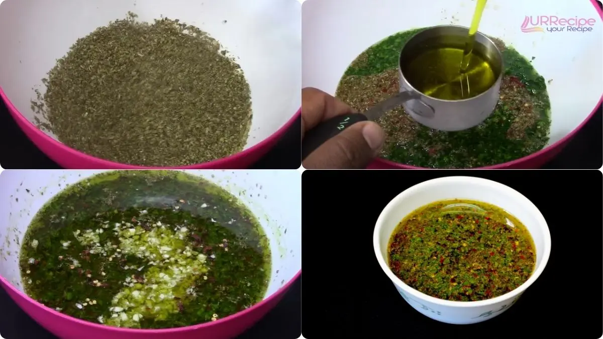 Step by Step Pizza Sauce Recipe Using Chimichurri Sauce