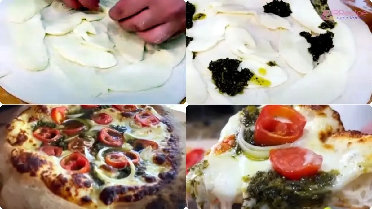 Step by Step Sweet Tomatoes Chimichurri Pizza Recipe