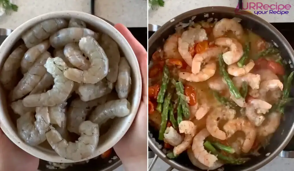 Put shrimp in pot with remaining ingredients.